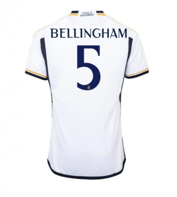 Real Madrid Jude Bellingham #5 Replika Hjemmebanetrøje 2023-24 Kortærmet